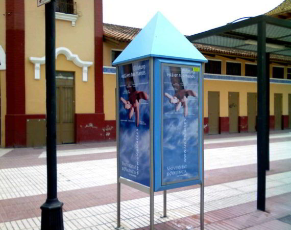 publicidad en cabinas en Valencia