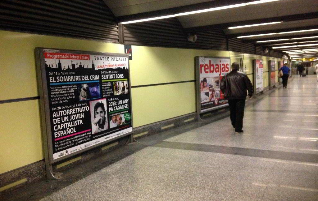 Valla metro Valencia