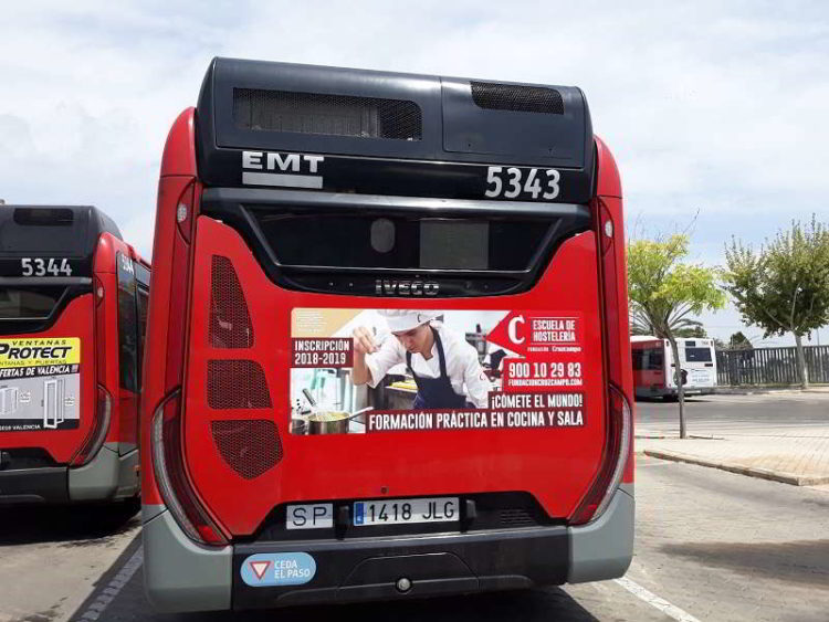 Publicidad autobuses Valencia