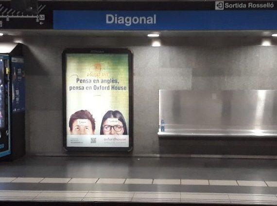 publicidad en el metro