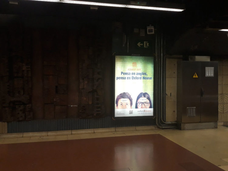 publicidad metro Barcelona