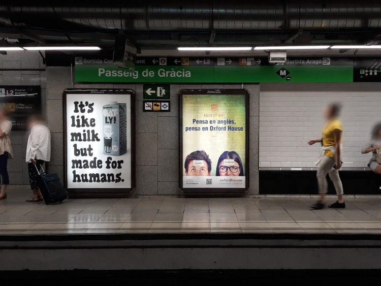 publicidad metro Barcelona