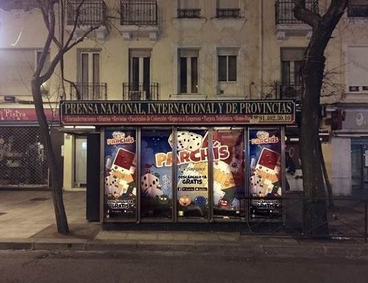 publicidad kioscos madrid