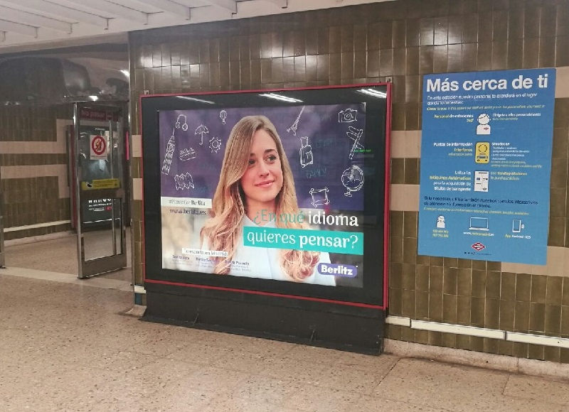 Publicidad en Gran Vía Madrid