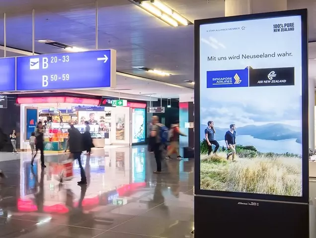 publicidad en aeropuertos