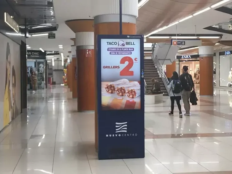 publicidad centros comerciales