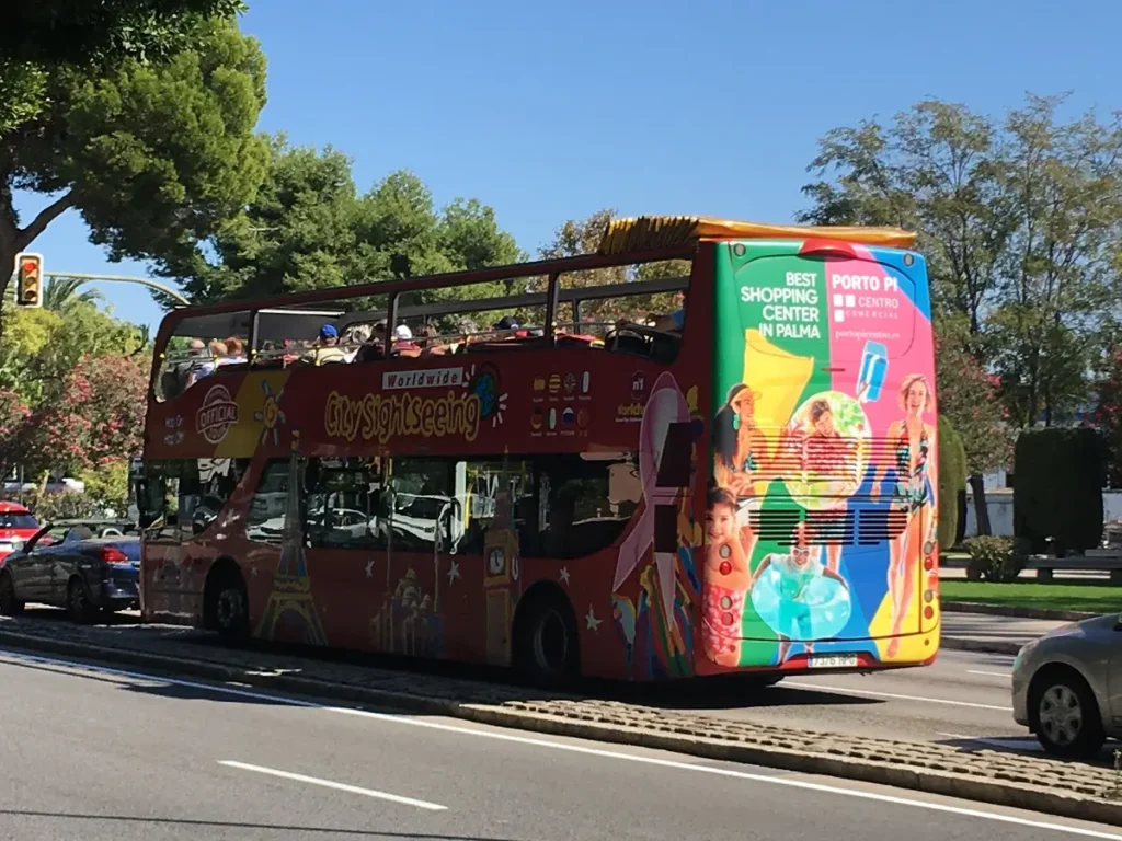publicidad bus turístico palma mallorca