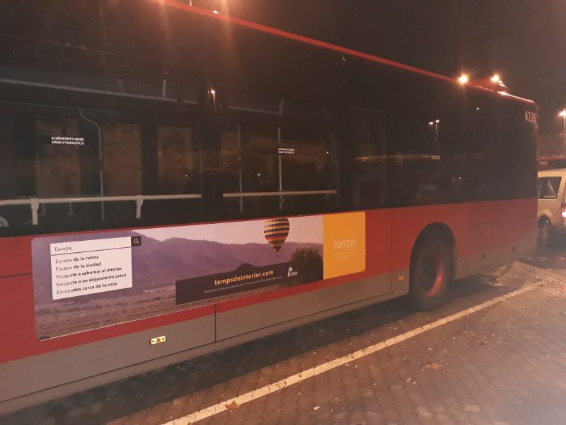 publicidad en autobuses