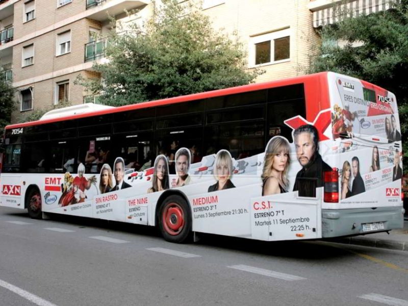 Tipos de publicidad exterior autobuses